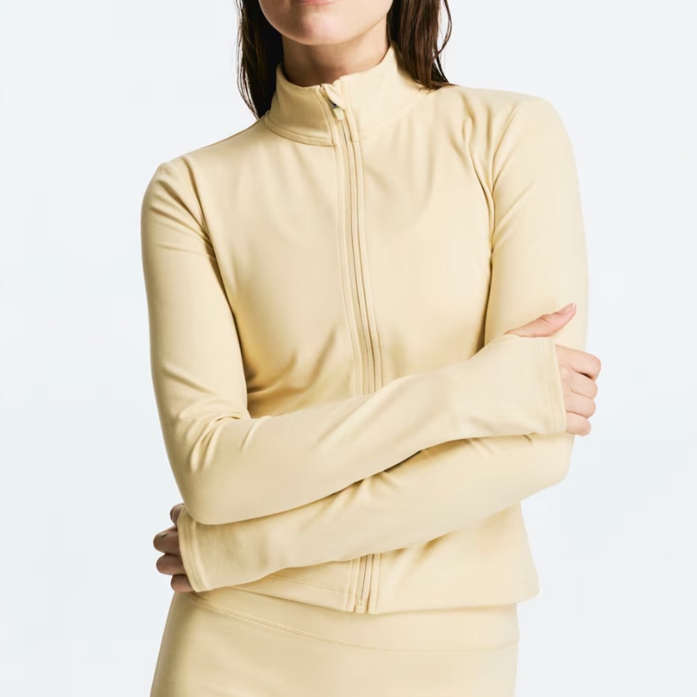 H&M Workout Jacket - Butter Yellow